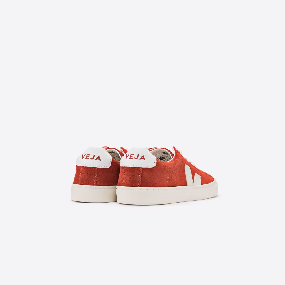 Cheap Veja Kids Sneakers India Veja Esplar Brick Red